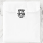 WARNING Sticker – I Cry, Cuss, & Laugh<br><div class="desc">This sticker doesn’t whisper, it yells, sobs, and snorts-laughs. Featuring a bold warning triangle and brutally honest text, it’s your emotional disclaimer for planners, laptops, water bottles, or hormone survival kits. Die-cut vinyl with crisp edges and raw truth Waterproof, durable, and emotionally accurate Great for journaling, gifting, or labeling your...</div>