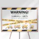 Warning Terrible Twos Ahead Welcome Sign | Zazzle