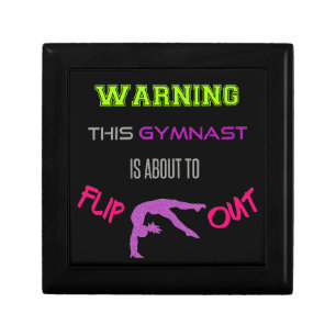 Warning This Gymnast Is About To Flip Out Gift Box