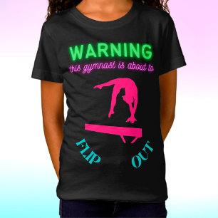 Warning This Gymnast Is About To Flip Out T-Shirt