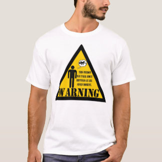 Warning This person may talk about reptiles T-Shirt
