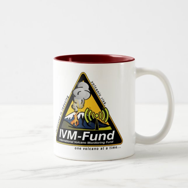 Warning! Two-Tone Coffee Mug (Right)