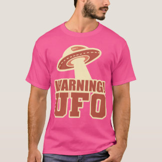 Warning UFO Ufology Gift vintage T-Shirt