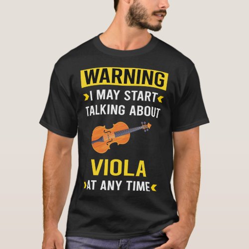 Warning Viola Violist T_Shirt