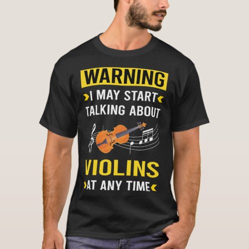 Warning Violin T_Shirt