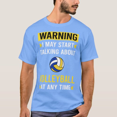 Warning Volleyball T_Shirt