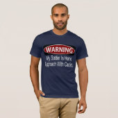 WARNINGsoldierwhite T-Shirt (Front Full)