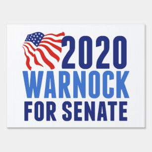 Warnock for Senate Sign