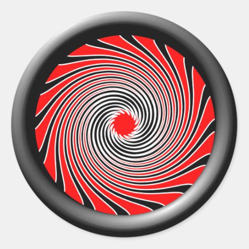 Warp Drive Design 2 Classic Round Sticker