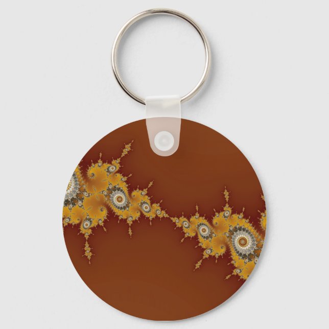 Warp - Fractal Keychain (Front)