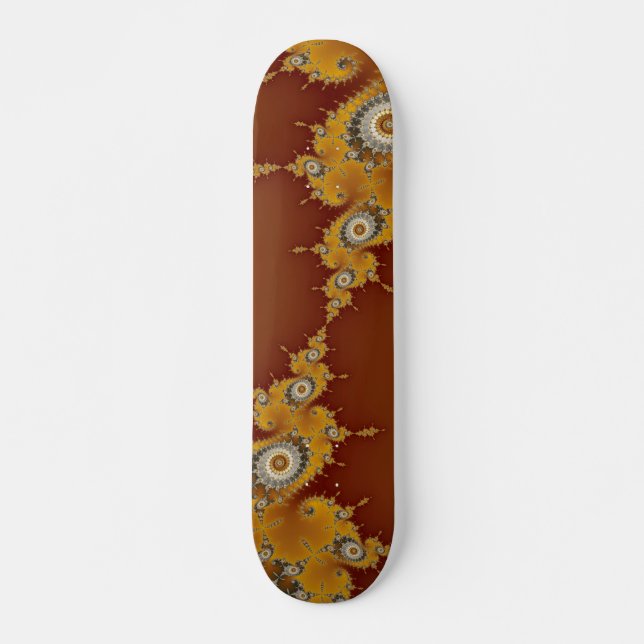Warp - Fractal Skateboard Deck (Front)