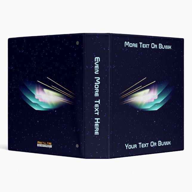 Warp Six 3 Ring Binder (Background)