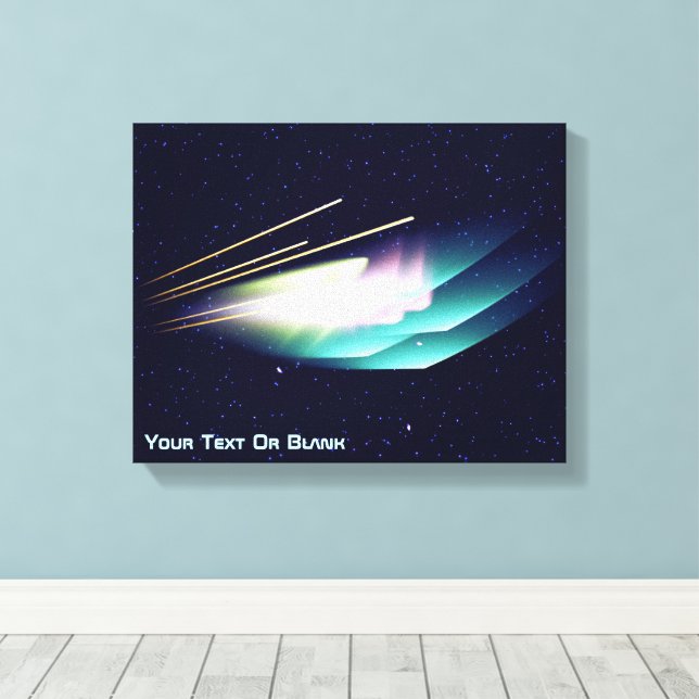 Warp Six Canvas Print (Insitu(Wood Floor))