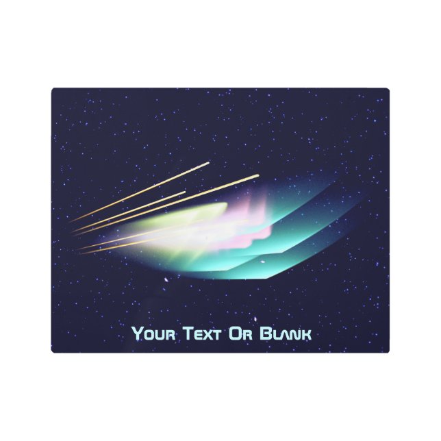 Warp Six Metal Print (Front)