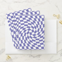 Warped Checkerboard Checks Pattern Retro