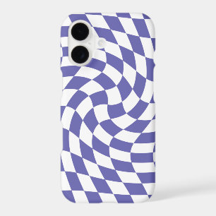 Warped Checks Retro Psychedelic iPhone 17 Case