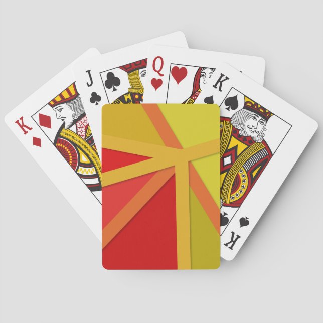 Warped Origami Poker Cards (Back)