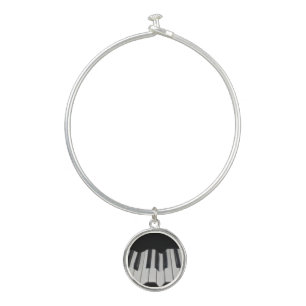 Warped Piano Keys Bangle Bracelet
