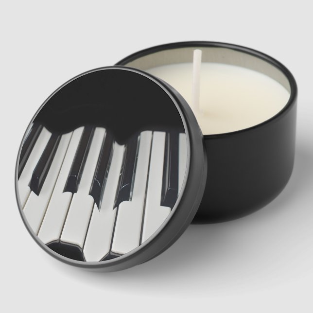 Warped Piano Keys  Mini Candle Favors (Corner)