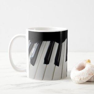 Warped Piano Keys Two Tone Mug