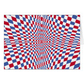 Warping square stylish pattern cards (Front Horizontal)