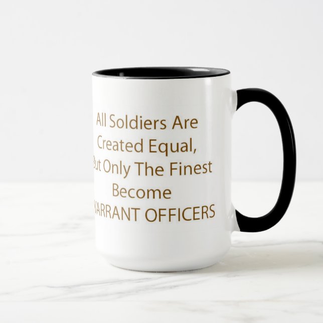 Warrant Officer Mug (Right)