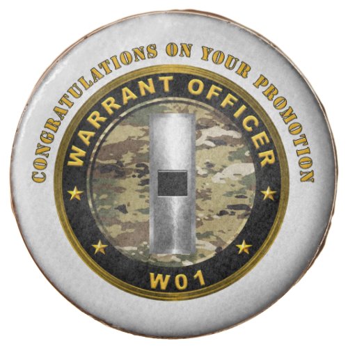 Warrant Officer WO1 Promotion Chocolate Covered Oreo