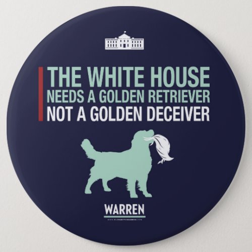 Warren 2020 _ Bailey _ Golden Retriever Button