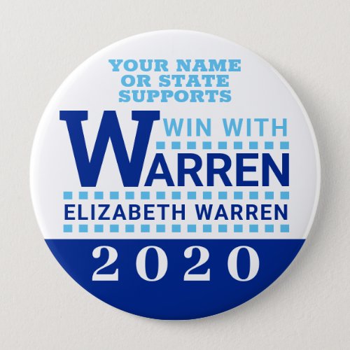 Warren 2020 Resist Persist Win With Warren Button