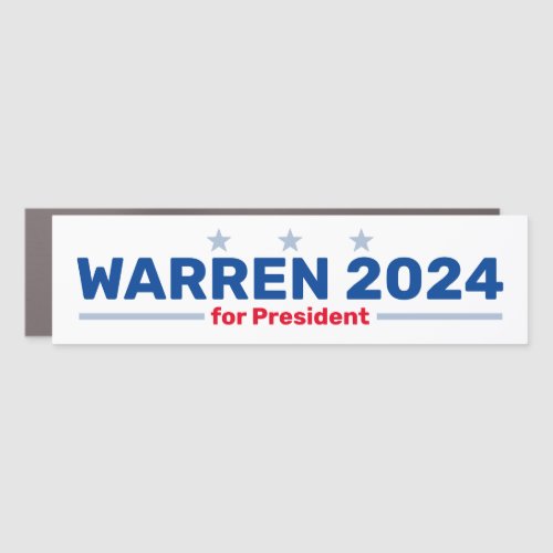 Warren 2024 bumper magnet