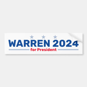 Warren 2024 bumper sticker
