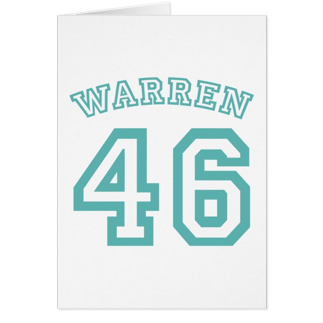 WARREN 46 CARDS (Front)