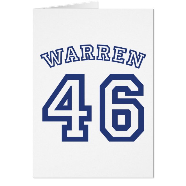 WARREN 46 CARDS (Front)