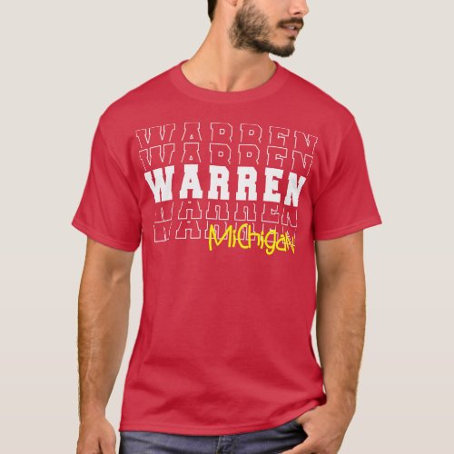 Warren city Michigan Warren MI T_Shirt