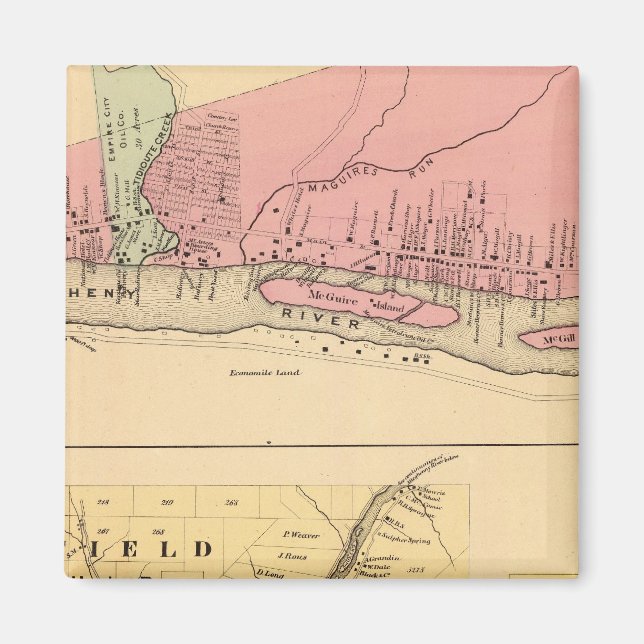 Warren Co oil territory Magnet (Front)