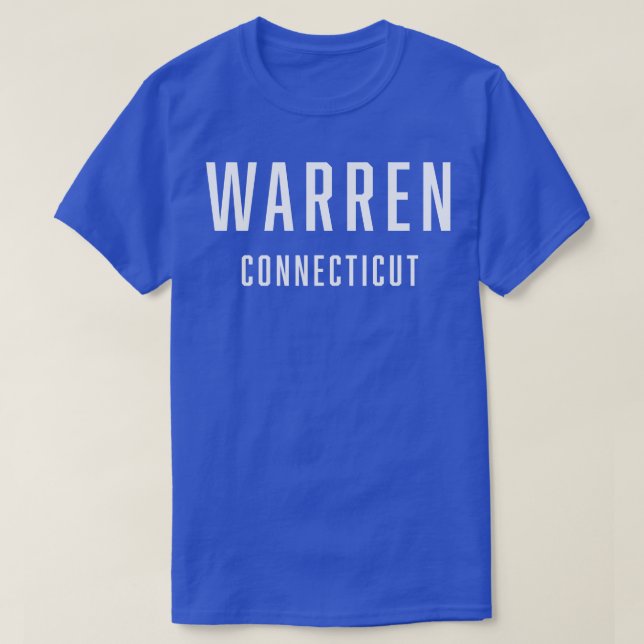 Warren Connecticut TShirt (Design Front)