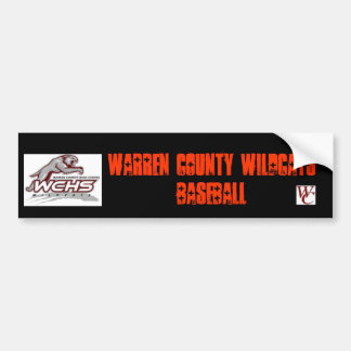 Warren County Baseball Bumper Sticker