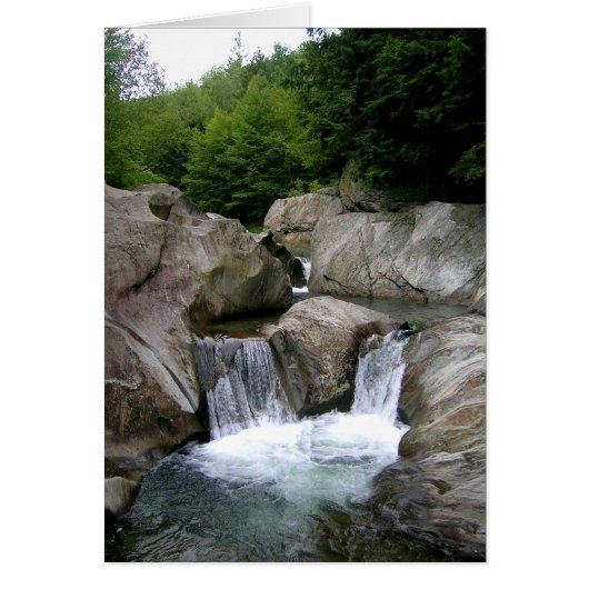 Warren Falls, Vermont Cards (Front)