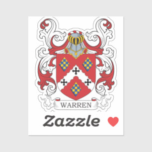 Warren Family Crest Sticker