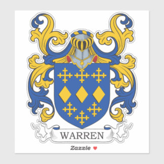 Warren Family Crest Sticker