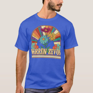 Warren Flowers Name Zevon Personalized Gifts Retro T-Shirt