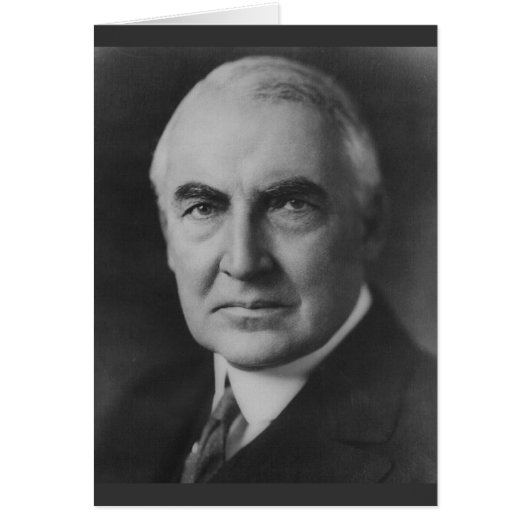 Warren G. Harding 29 Cards (Front)