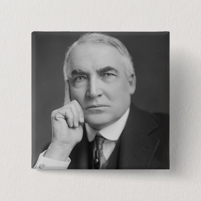 Warren G. Harding Button (Front)