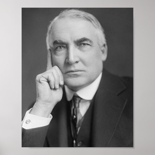 Warren G. Harding Poster (Front)