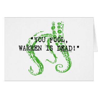 Warren is dead H. P. Lovecraft Cards