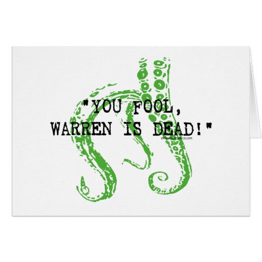 Warren is dead H. P. Lovecraft Cards (Front Horizontal)