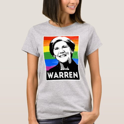 Warren LGBT Flag T_Shirt