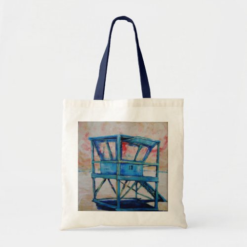 Warren Longs Lifeguard Station 18 Tote Bag