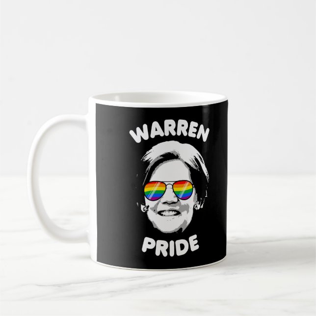 Warren Pride Sunglasses Coffee Mug (Left)