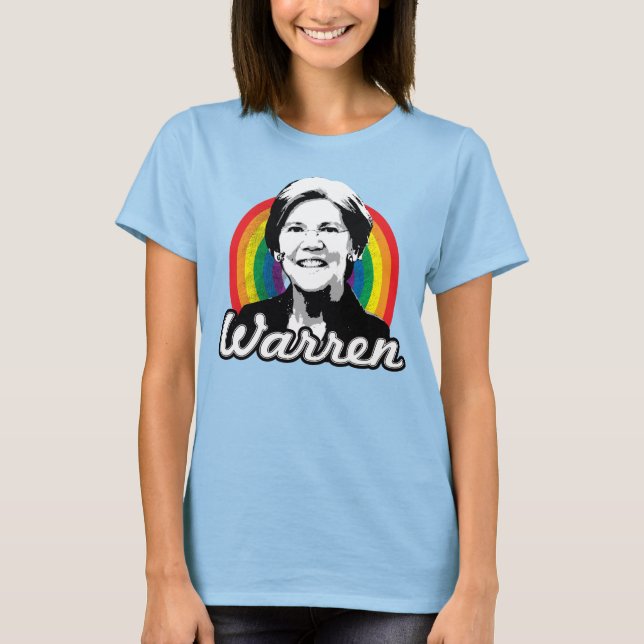 Warren Rainbow Pride T-Shirt (Front)